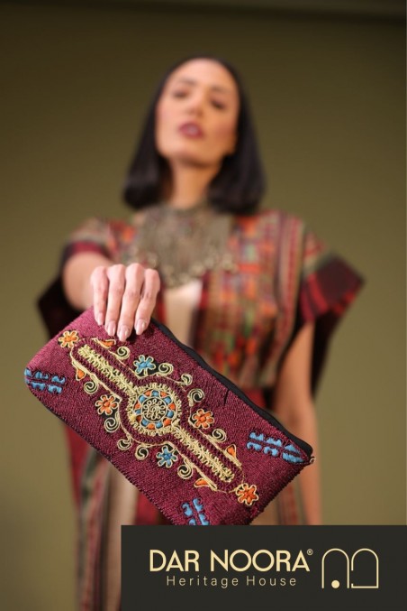 Handmade Kasab Embroidered...