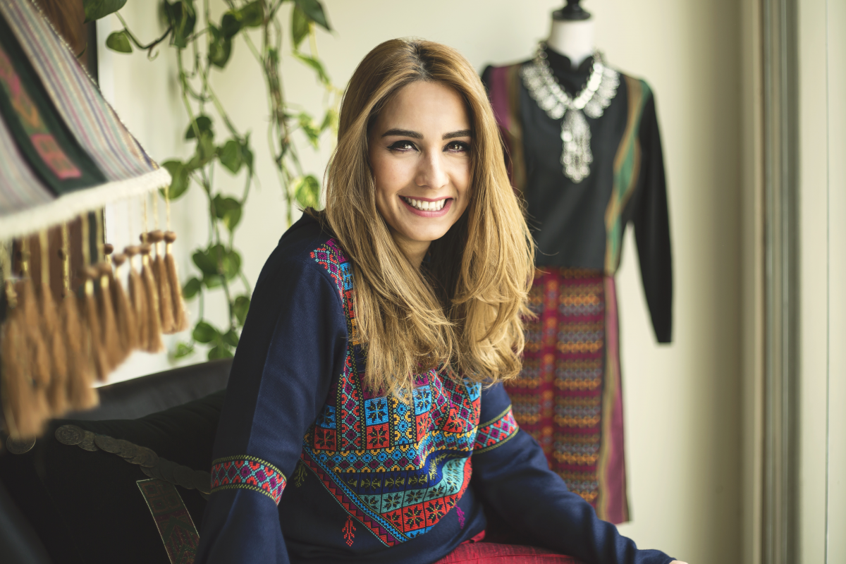 Palestinian fashion designer noora khalifeh (scopal)