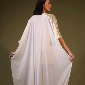 Dar Noora's White Abayya — 3