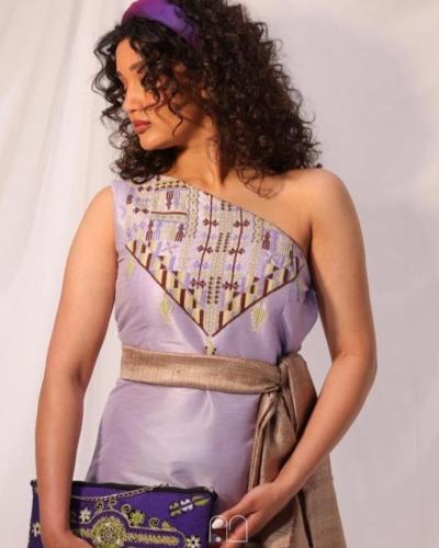 Lilac Zahrat- Al Louze Dress