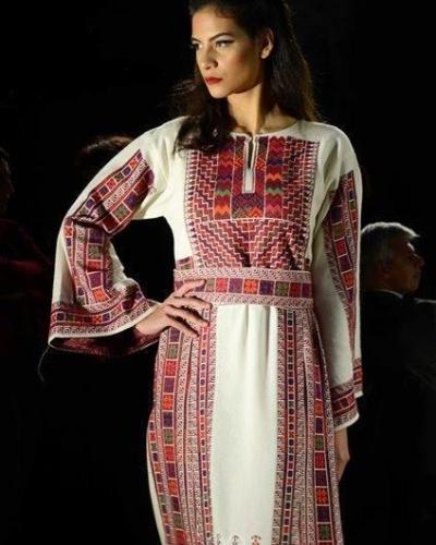 Beit Dajan White Palestinian Thobe