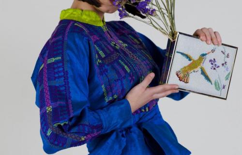 The launch of the Asfour Al Shams collection of Palestinian fashion designer Noora Abdeen - an interview on Radio Shams