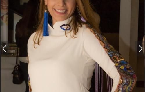 Palestinian fashion designer Noora Khalifeh carries us in her designs that combine the past and the present