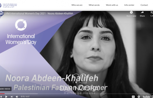 UfM International Women's Day 2021 - Noora Abdeen-Khalifeh