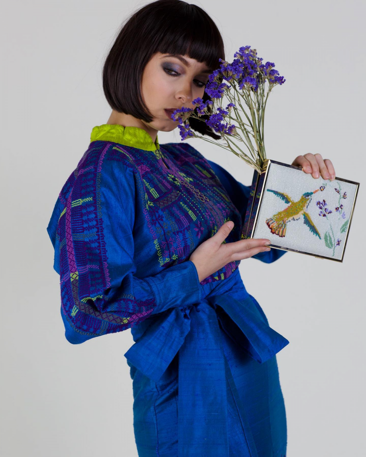 The launch of the Asfour Al Shams collection of Palestinian fashion designer Noora Abdeen - an interview on Radio Shams