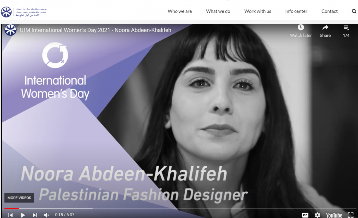 UfM International Women's Day 2021 - Noora Abdeen-Khalifeh